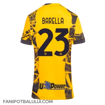 Inter Milan Nicolo Barella #23 Tricou Fotbal Replică 2024-25 Femei Treilea